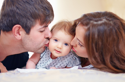 Père avec bébé