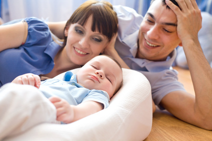 Couple avec son bébé